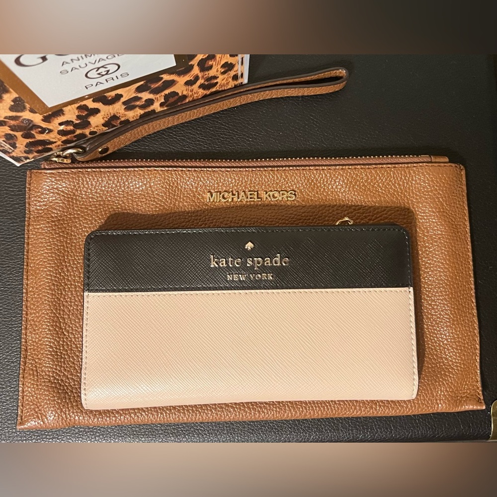 Kate Spade Black and Cream Wallet - Picture 14 of 14
